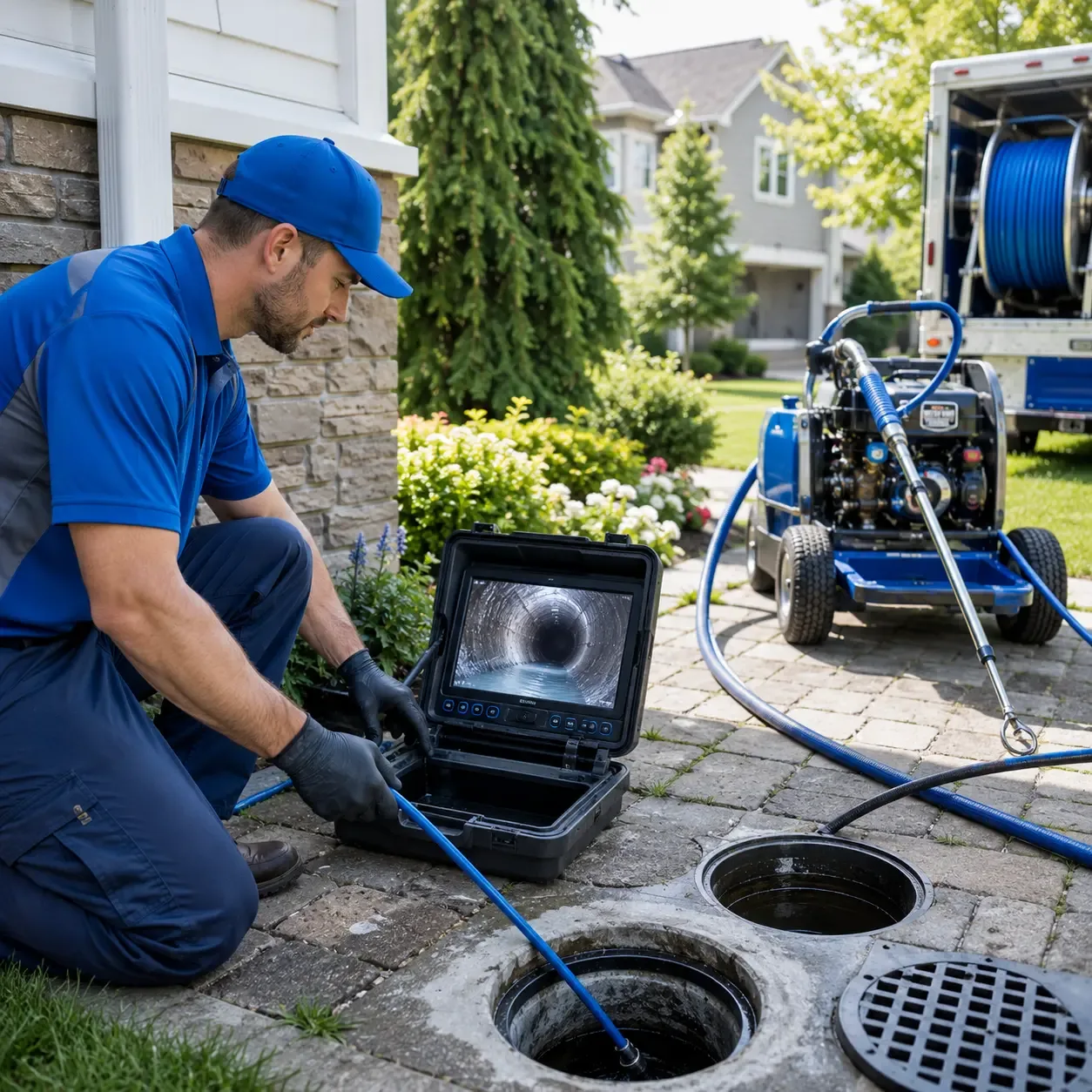 Outdoor drain cleaning professionals serving Morganton, GA